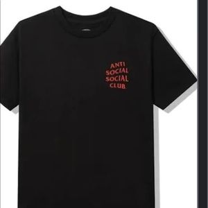 NEW Anti Social Social Club Black Tshirt Sz M